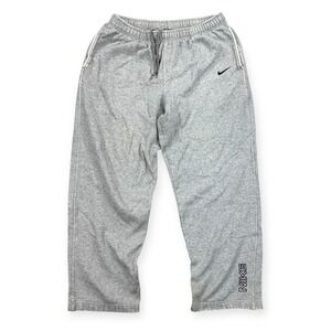 Vintage Nike Sweatpants Men's Large Gray Silver Tag Loose Fit Elastic Waist Y2K